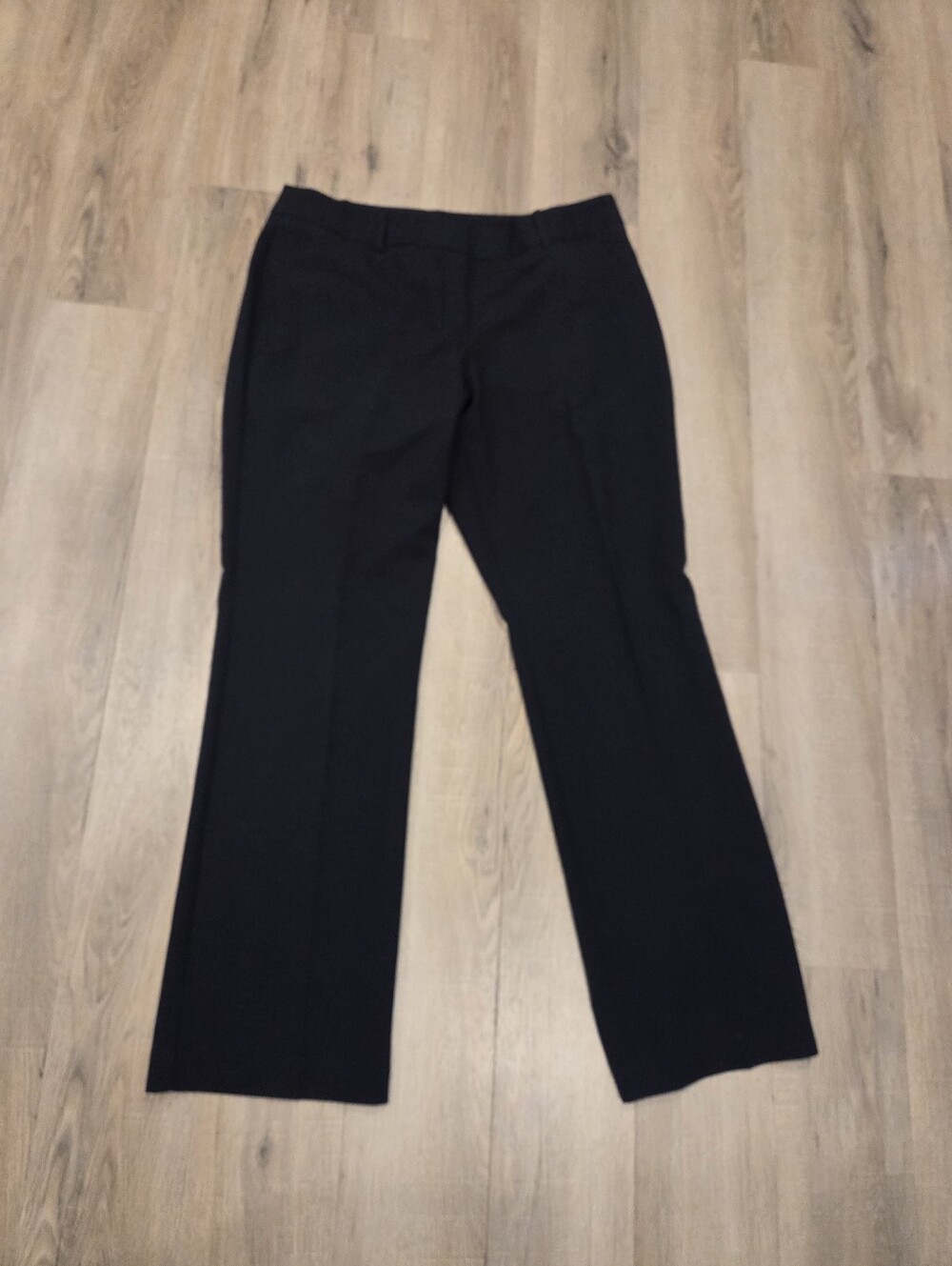 Perfect Trouser Worthington Women's Dress Pants Black Size 12 Straight Leg 34×31
